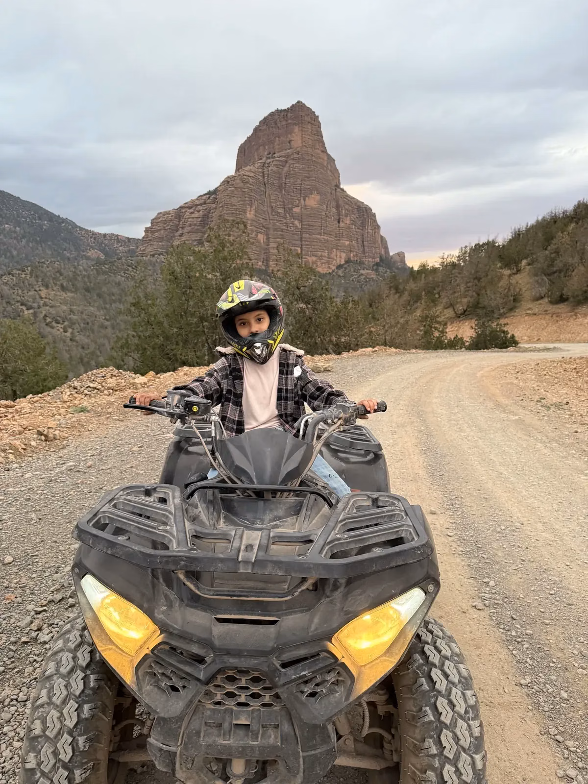 Quad biking by the Imsfrane mountain