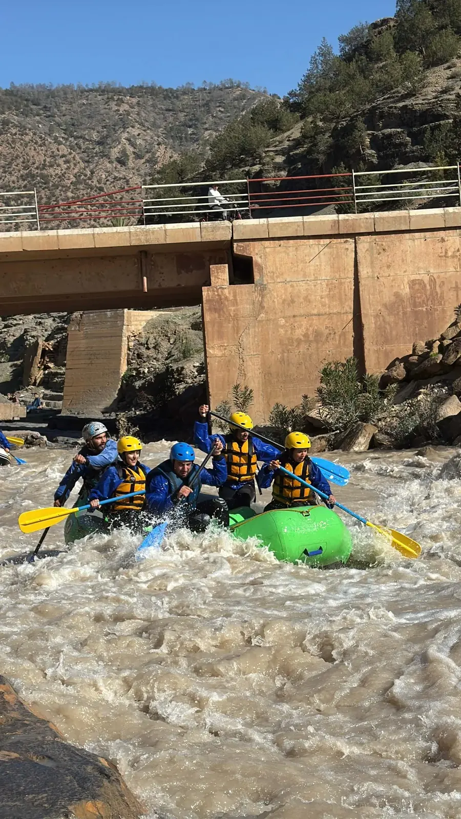 Temporada de rafting en el río Ahansal